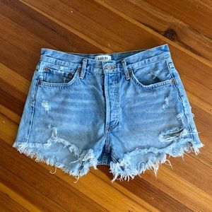 AGOLDE Parker denim shorts